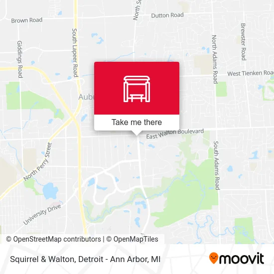 Squirrel & Walton map