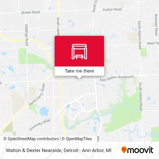 Walton & Dexter Nearside map