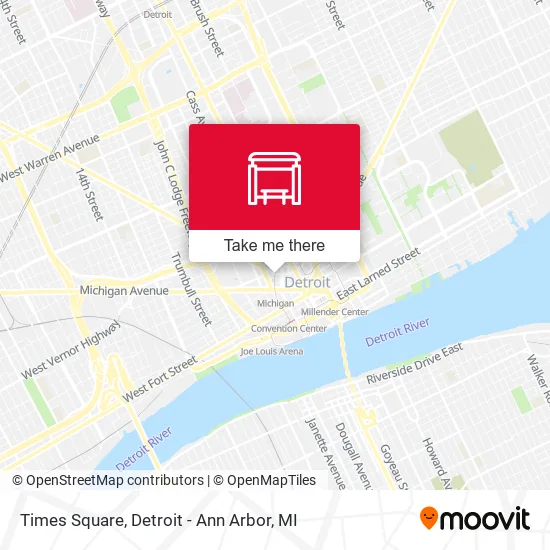 Times Square map