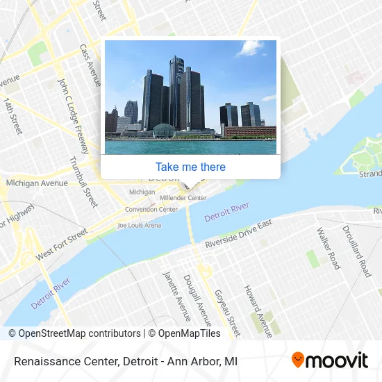 Renaissance Center map