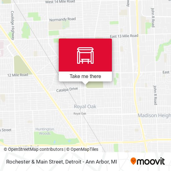 Mapa de Rochester & Main Street