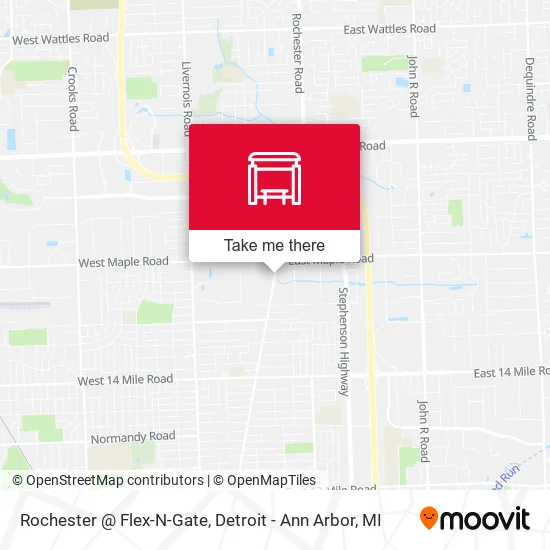 Rochester @ Flex-N-Gate map