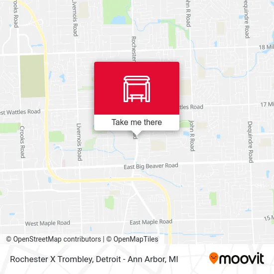 Rochester X Trombley map