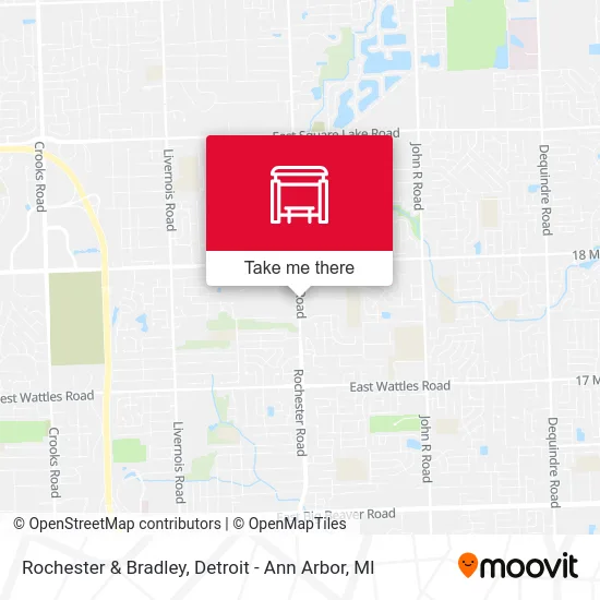 Rochester & Bradley map
