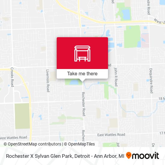 Mapa de Rochester X Sylvan Glen Park