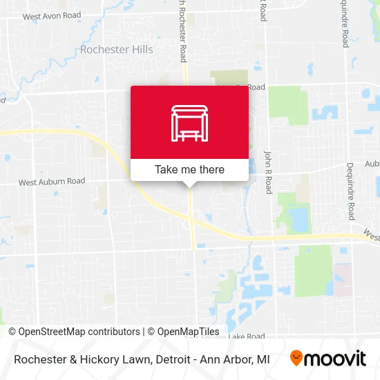 Rochester & Hickory Lawn map
