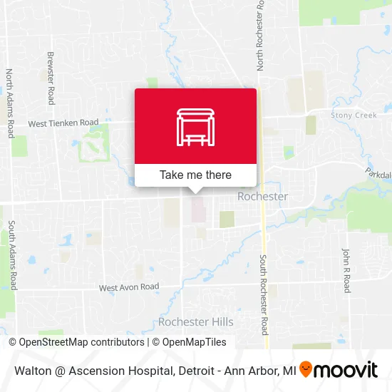 Walton @ Ascension Hospital map
