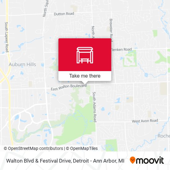 Walton Blvd & Festival Drive map