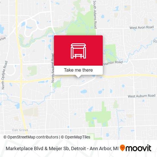 Marketplace Blvd & Meijer Sb map