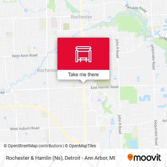 Rochester & Hamlin (Ns) map