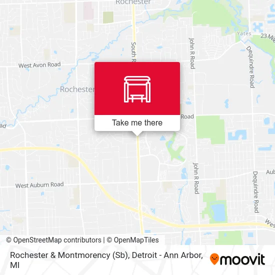 Rochester & Montmorency (Sb) map