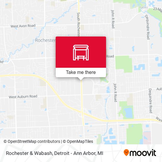 Mapa de Rochester & Wabash