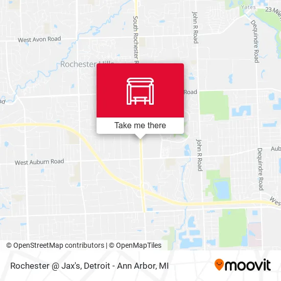 Rochester @ Jax's map