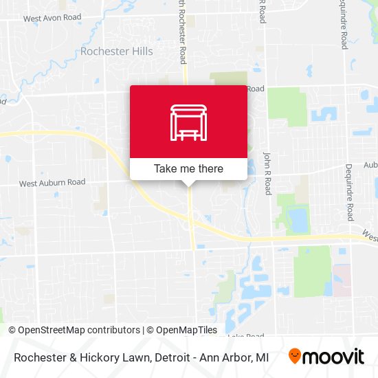 Rochester & Hickory Lawn map