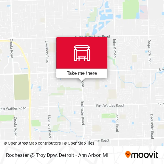 Rochester @ Troy Dpw map