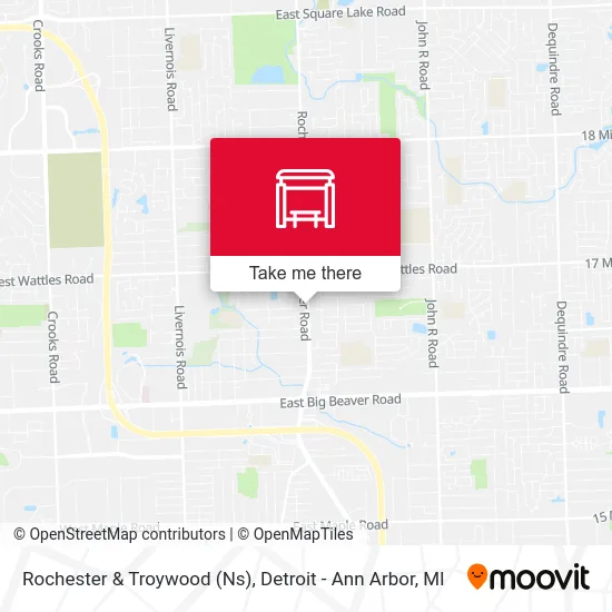 Rochester & Troywood (Ns) map
