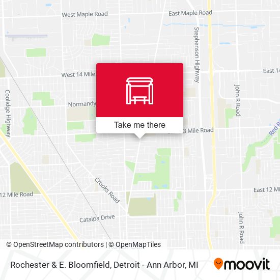 Mapa de Rochester & E. Bloomfield