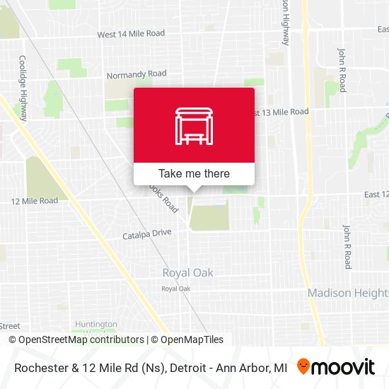 Mapa de Rochester & 12 Mile Rd (Ns)