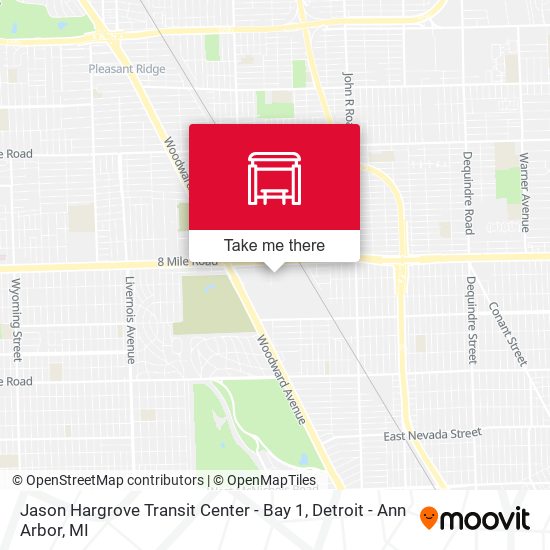 Mapa de Jason Hargrove Transit Center - Bay 1