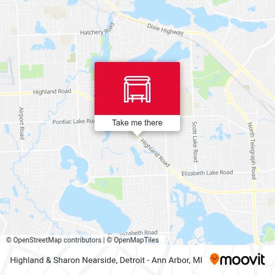 Highland & Sharon Nearside map
