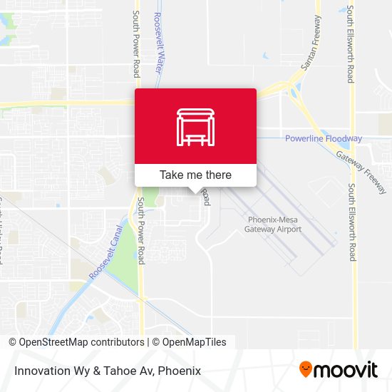 Mapa de Innovation Wy & Tahoe Av