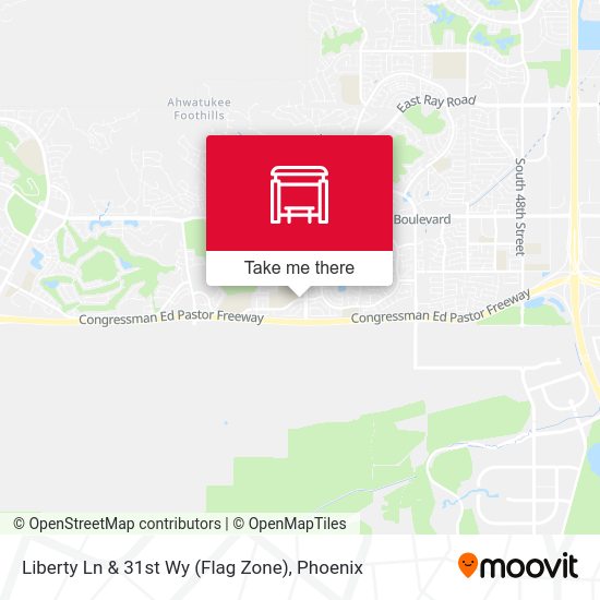 Liberty Ln & 31st Wy (Flag Zone) map