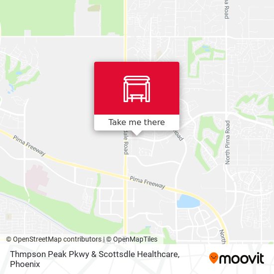 Mapa de Thmpson Peak Pkwy & Scottsdle Healthcare