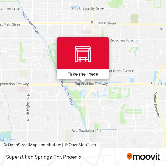 Superstition Springs Pnr map