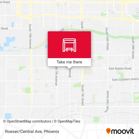 Mapa de Roeser/Central Ave