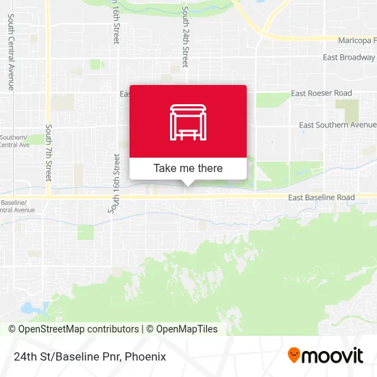 24th St/Baseline Pnr map