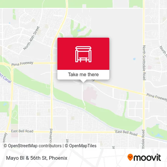 Mayo Bl & 56th St map