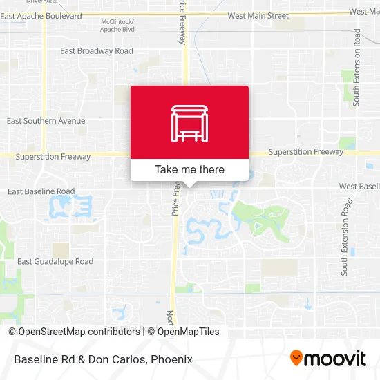 Baseline Rd & Don Carlos map