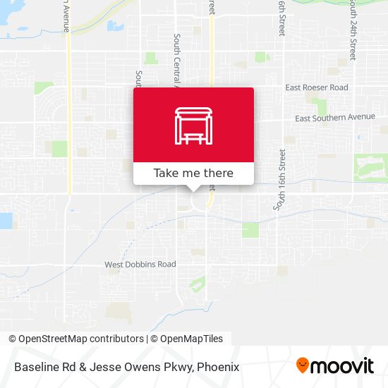 Baseline Rd & Jesse Owens Pkwy map