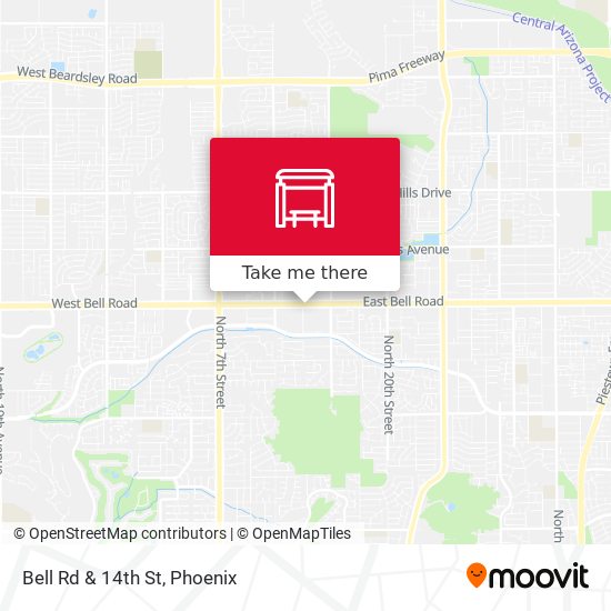 Mapa de Bell Rd & 14th St