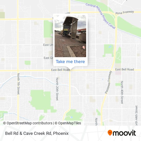 Bell Rd & Cave Creek Rd map