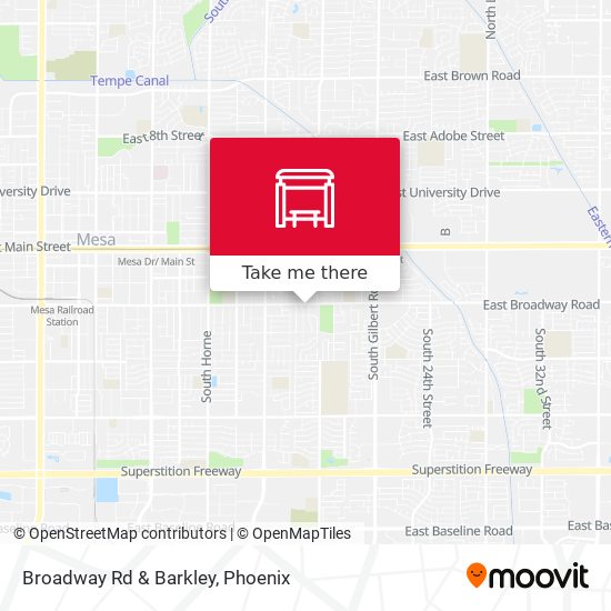 Mapa de Broadway Rd & Barkley