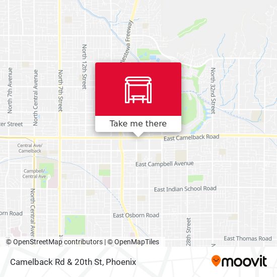 Camelback Rd & 20th St map