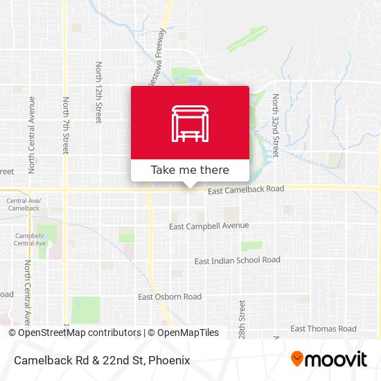 Camelback Rd & 22nd St map