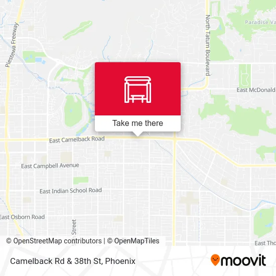 Camelback Rd & 38th St map