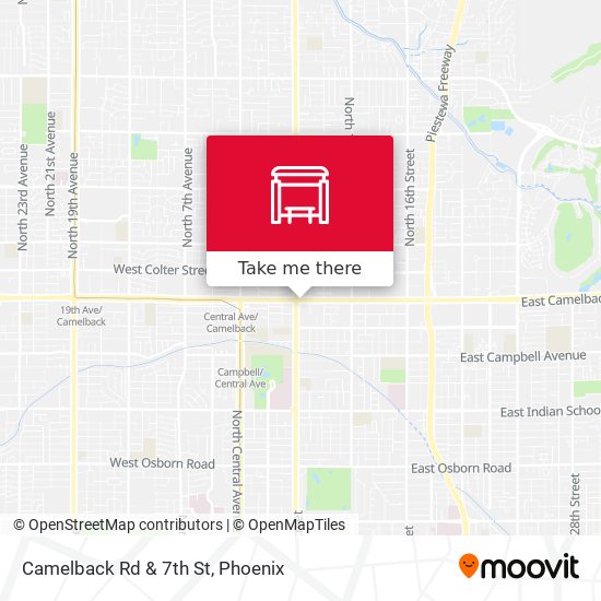 Camelback Rd & 7th St map