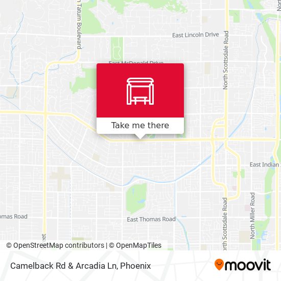 Mapa de Camelback Rd & Arcadia Ln