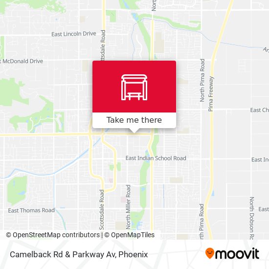 Camelback Rd & Parkway Av map