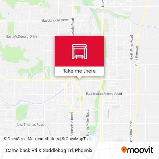 Mapa de Camelback Rd & Saddlebag Trl