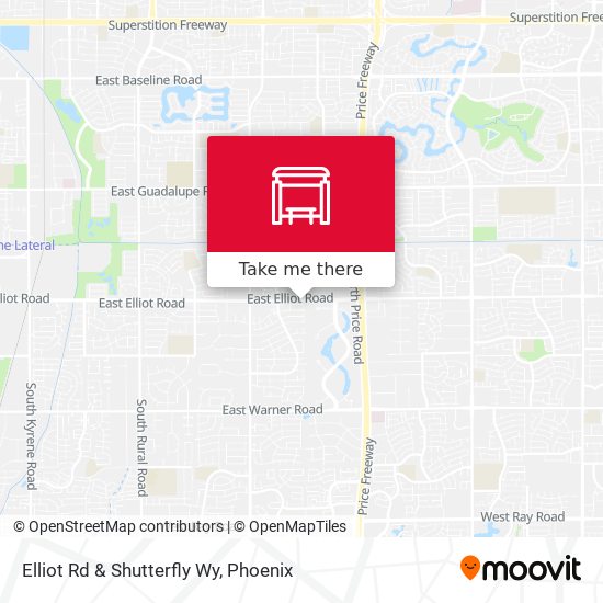 Elliot Rd & Shutterfly Wy map