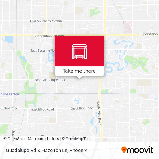 Guadalupe Rd & Hazelton Ln map