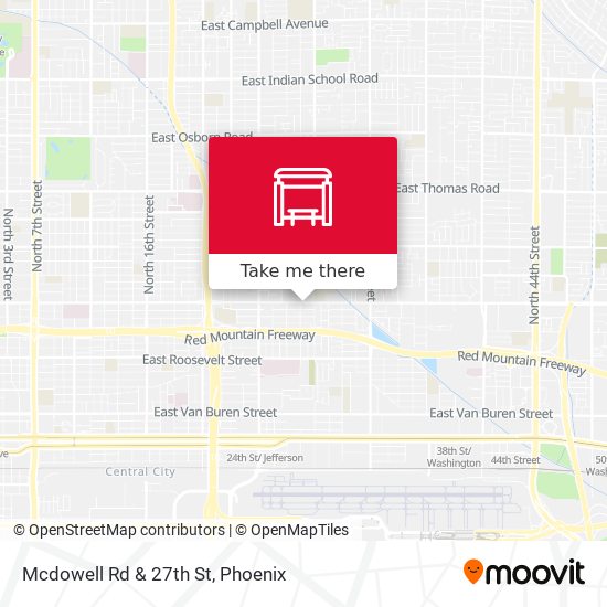 Mcdowell Rd & 27th St map