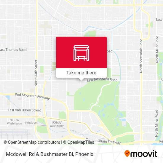 Mcdowell Rd & Bushmaster Bl map