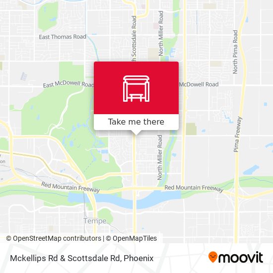 Mckellips Rd & Scottsdale Rd map