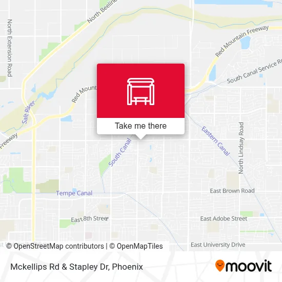 Mckellips Rd & Stapley Dr map