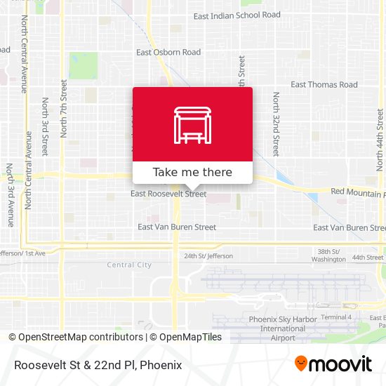 Mapa de Roosevelt St & 22nd Pl